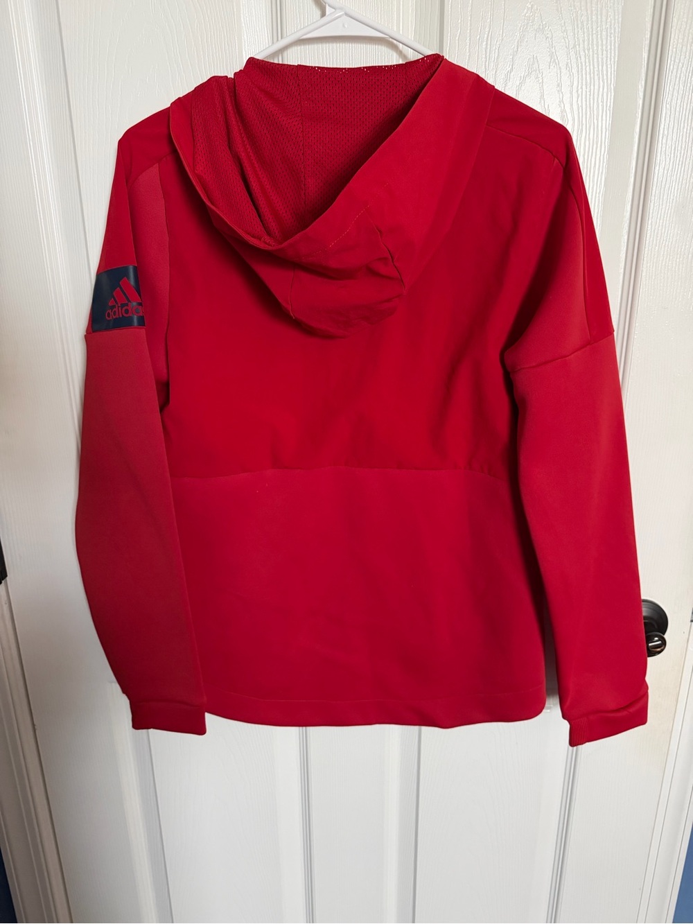 Adidas Florida Atlantic University FAU Owls Red Full-Zip Hoodie Small - Picture 3 of 5
